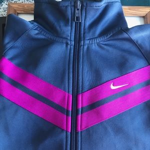 Nike (BetterWorld) Blue & Pink Track Jacket SMALL